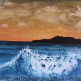 The headland at sunset from Co  Donegal 