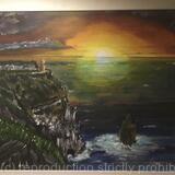 Cliffs of Moher at sunset