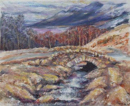 View From Ashness Bridge in Winter