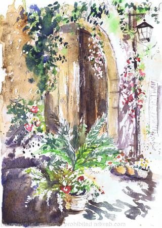 Shaded Doorway, Spain