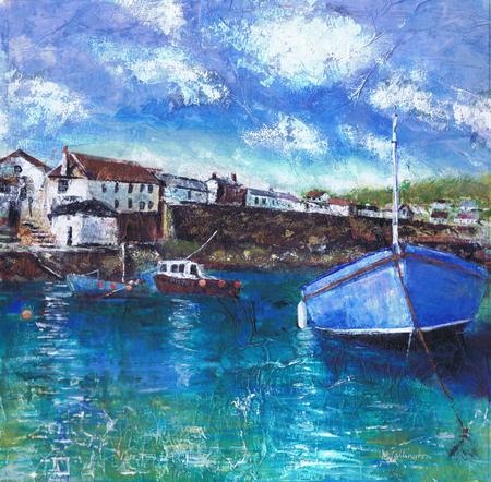 Boats in the Harbour, Coverack