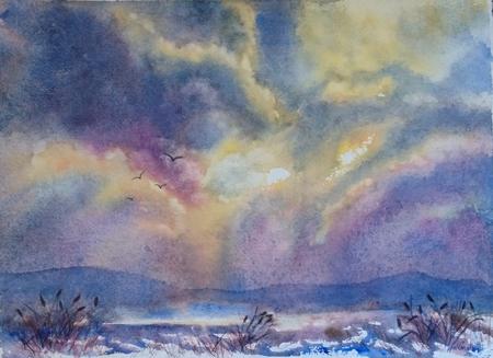 Wild Sky over the Tarn