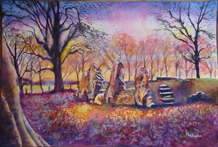 Wayland's Smithy, Evening