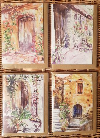 4 pack of A6 cards - Doorways