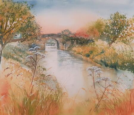 Summer Morning by the Thames at Radcot