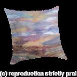 Large throw pillow Dartmoor Sunset