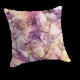 Large throw pillow Umbels II
