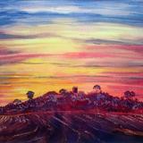 Sunset over the Folly