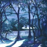 Moonlit Trees