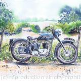 Classic Triumph Motorcycle