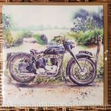 Single card - Classic Triumph Motorcycle 