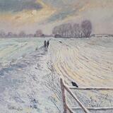 Dog Walk in the Snow