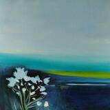 White Flowers in the Evening