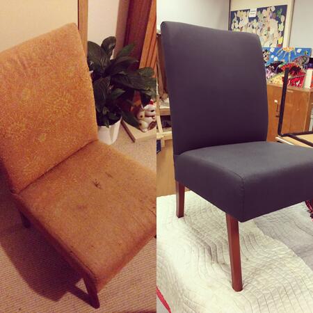 RETRO OCCASIONAL CHAIR TRANSFORMATION