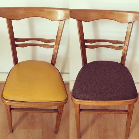 WOODEN DINING CHAIR TRANSFORMATION