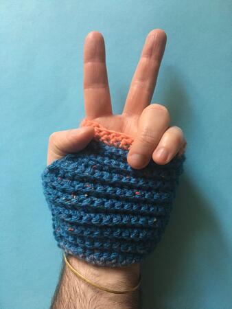 Handmade Crochet Mittens