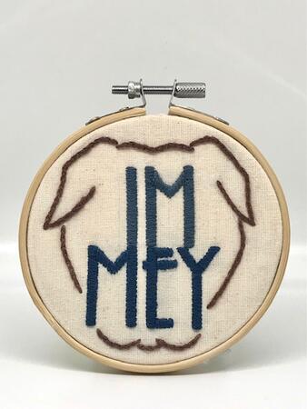 IMMEY (Bespoke Pet Name Mini Hoop) 