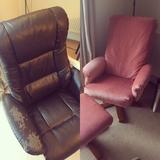 Recliner Chair with Footstool