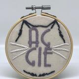 AGGIE (Bespoke Pet Name Mini Hoop)