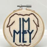 IMMEY (Bespoke Pet Name Mini Hoop) 