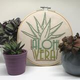 ALOH VERA (Houseplant Embroidery)
