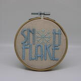 SNOHFLAKE (mini hoop)