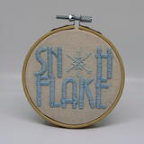 SNOHFLAKE 2 (mini hoop)