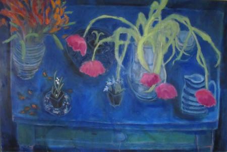 Bue, Tulips and alstroemeria