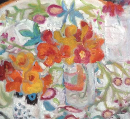 Nasturtiums, plate