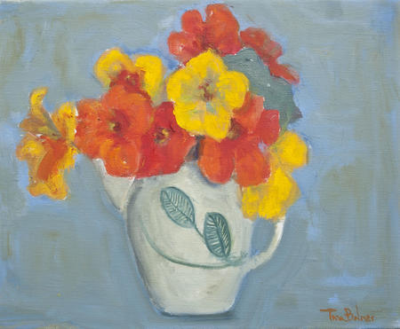 Susie Cooper jug, nasturtiums