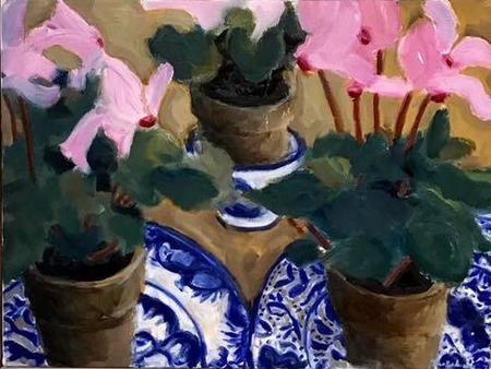 Cyclamen, Delft plates