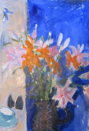 Orange & pink Lilies