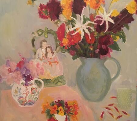 Dahlias from Diana with Highlanders