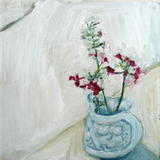 white,jug  flowers