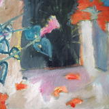 pink,orange nasturtiums