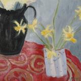 Black jug & tete a tete