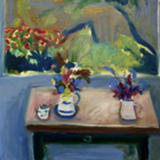 Studio table at window