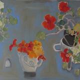 Nasturtiums, susie cooper jug