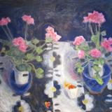 Geraniums, Ina's Table