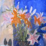 Orange & pink Lilies