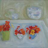 Tray, Nasturtiums 