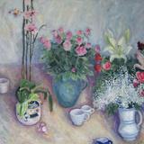 Orchid, Roses and Lilies