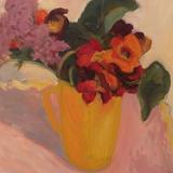 Yellow Mug, Nasturtiums