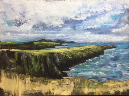 Pemborkeshire Coast, Looking Towards Abereiddy