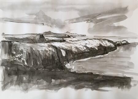 Pembrokeshire Coast Looking Towards Abereiddy