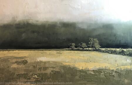 Late Afternoon, Pentreclwyda Fields, Vale of Neath 2020