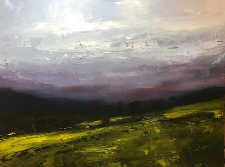 Evening Light, Pant y Cribach, Melincwrt, Vale of Neath