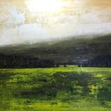 Ynysygerwyn Fields Looking Towards Craig Ynys Nedd, Vale of Neath