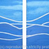 Abstract Blue Expression