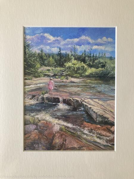 Mounted Print | The Otter Pool